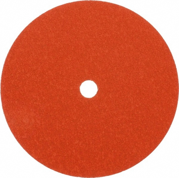 Fiber Disc: 9-1/8" Disc Dia, 7/8" Hole, 50 Grit, Ceramic