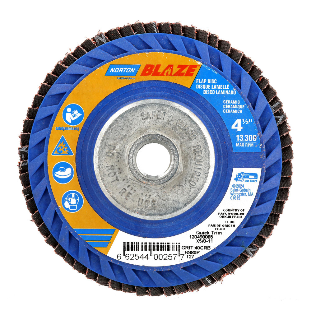 Norton - Flap Disc: 4-1/2