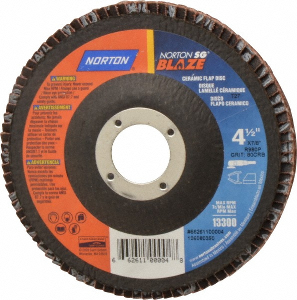 120 Grit High Density Flap Discs For Metal Grinding 120 Grit Zirconia Flap Discs 10-Pack - High Density For Metal Grinding & Finishing 5/8 Arbor Flap Disc