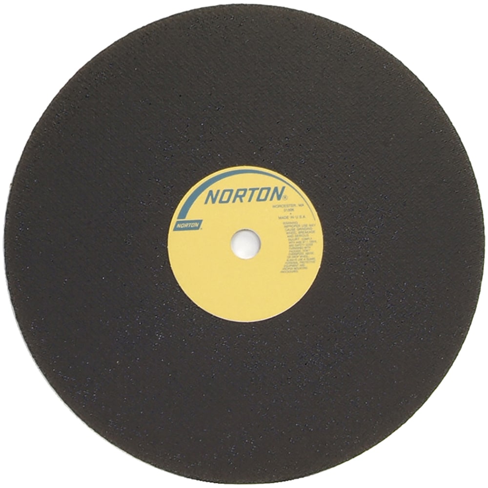 Norton 69083125992 Cut-Off Wheel: 24" Dia, 7/32" Thick, 1-3/4" Hole, Zirconia Alumina Image