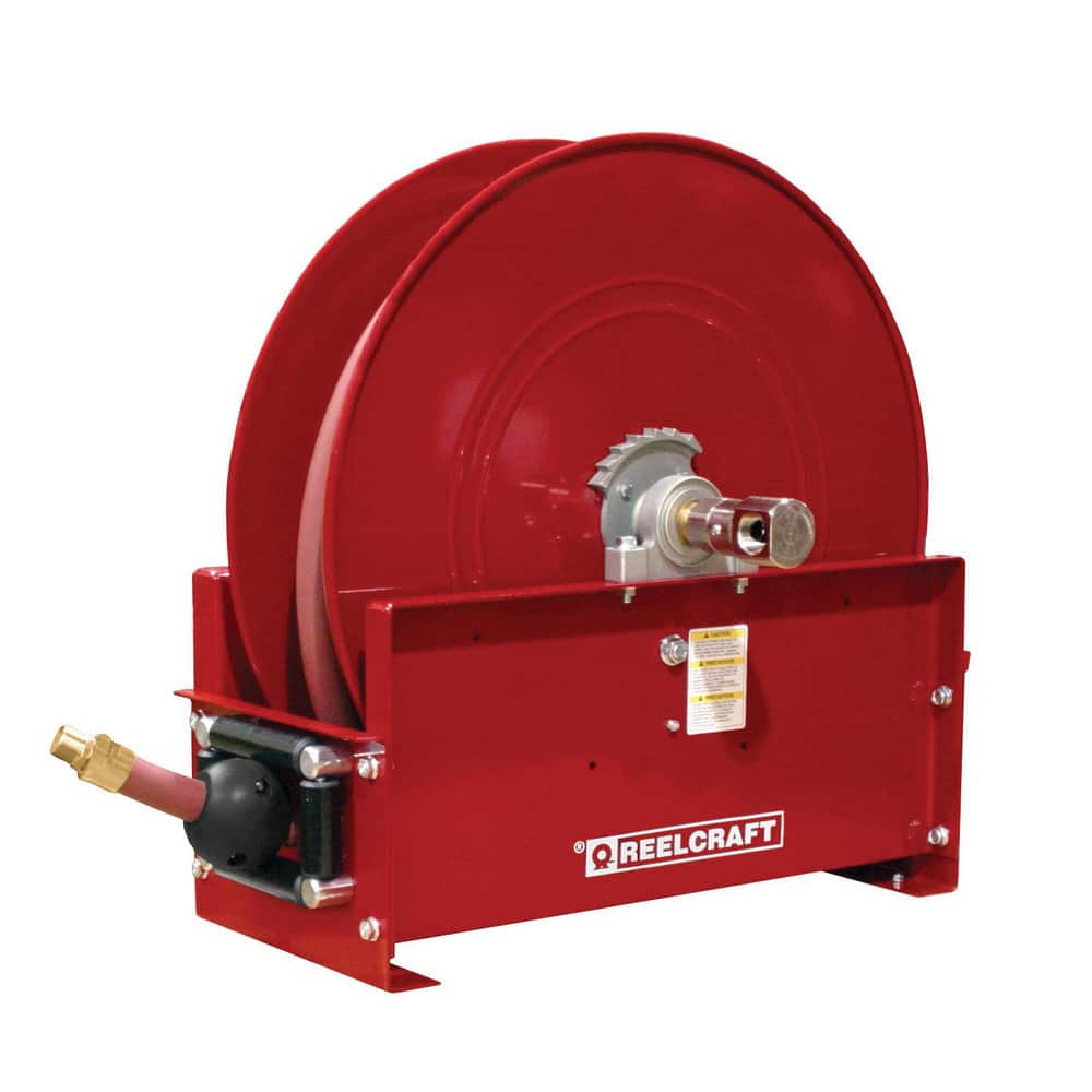 Reelcraft D9450 OLPBW Hose Reel with Hose: 1" ID Hose x 50, Spring Retractable 