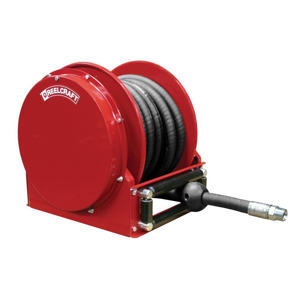 Reelcraft FSD14050 OLP Hose Reel with Hose: 1" ID Hose x 50, Spring Retractable 