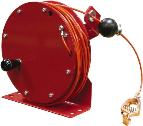 Reelcraft GHC3100 N 1/8 Inch x 100 Ft. Steel Stranded Cable Grounding Reel 