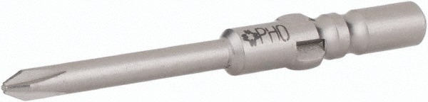 Screwdriver Insert Bit: #0 Point, 4 mm Drive