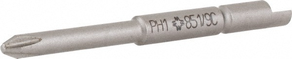 Screwdriver Insert Bit: #1 Point, 4 mm Drive