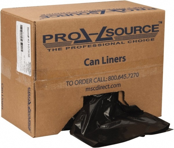 PRO-SOURCE PSM46661FB Trash Bag: 45 gal, 2 mil, Pack of (100) Image