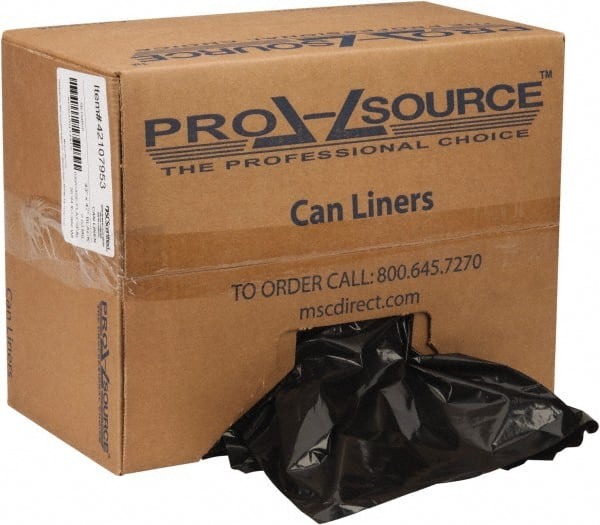 PRO-SOURCE PSM4761FB Trash Bag: 56 gal, 2 mil, Pack of (100) 