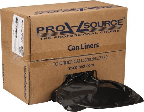 PRO-SOURCE PSM6161FB Trash Bag: 60 gal, 2 mil, Pack of (100) 