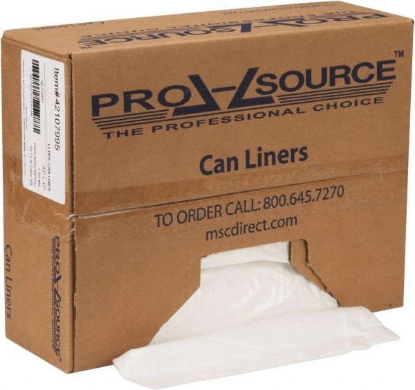 Value Collection - Trash Bags: 55 gal, 1.5 mil, 100 Pack - 53615464 - MSC  Industrial Supply