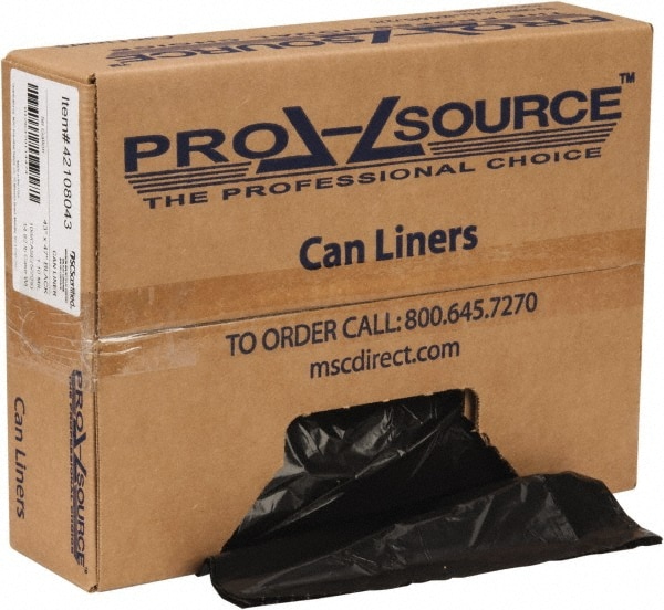 PRO-SOURCE PSRST4347XHB Trash Bag: 56 gal, 1.1 mil, Pack of (100) Image