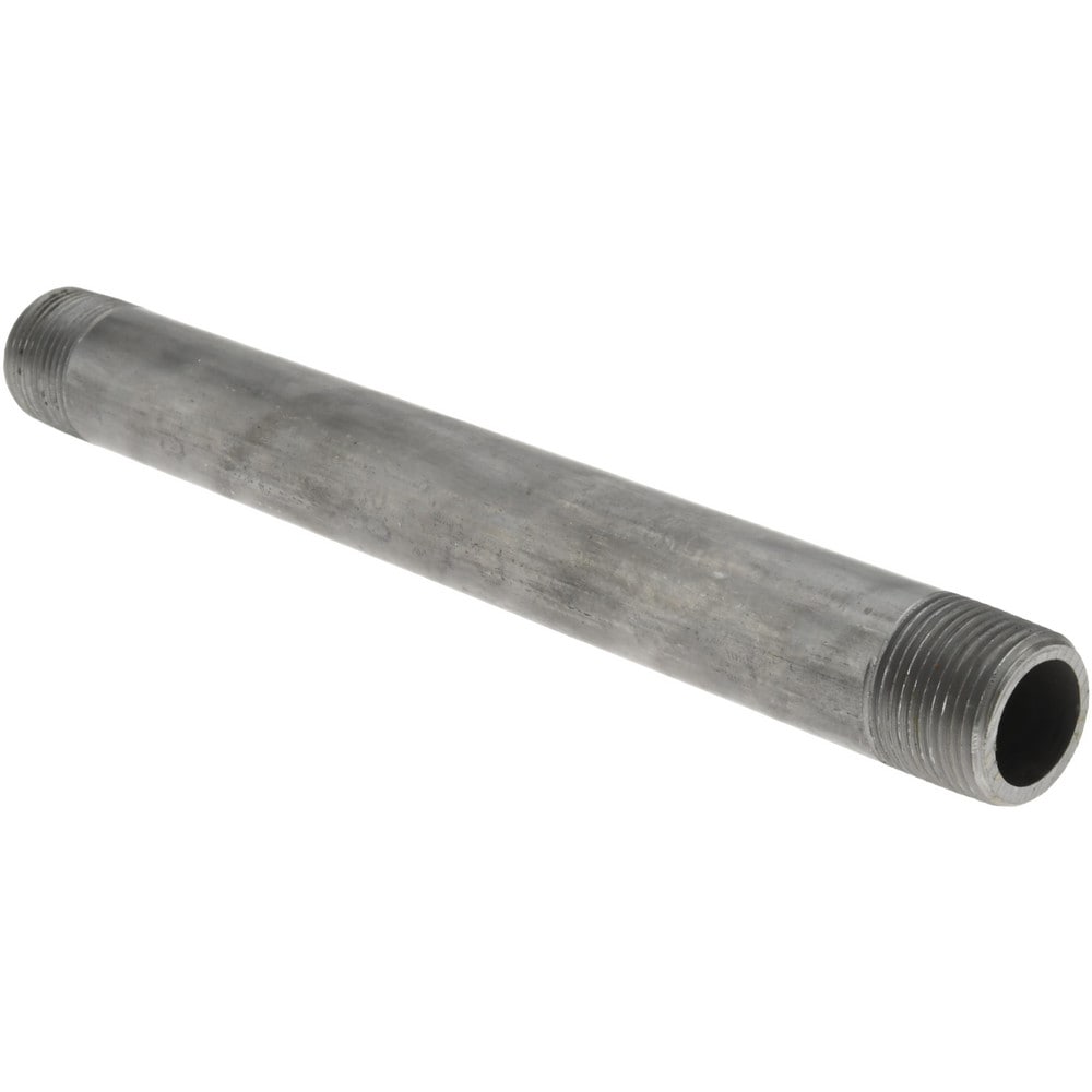 Black Pipe Nipple: 3/4" Dia x 9" Long, Schedule 80