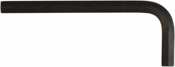 L-Handle Hex Key: 1/4", Hex End, Short Arm - 3-19/64" OAL