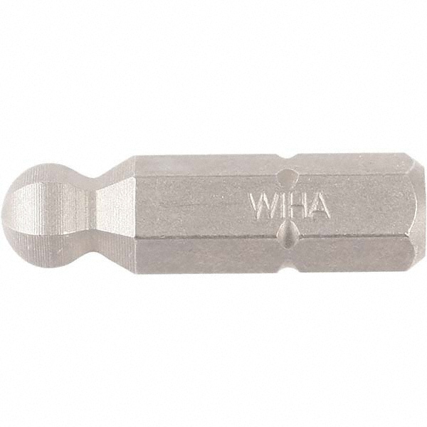 Wiha 71702 Hex Screwdriver Insert Bit: 1/4" Drive, 1" OAL Image