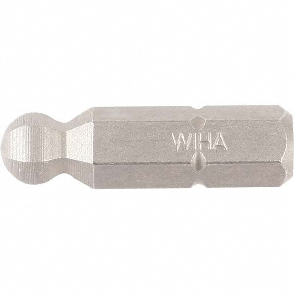 Wiha 71704 Hex Screwdriver Insert Bit: 1/4" Drive, 1" OAL Image