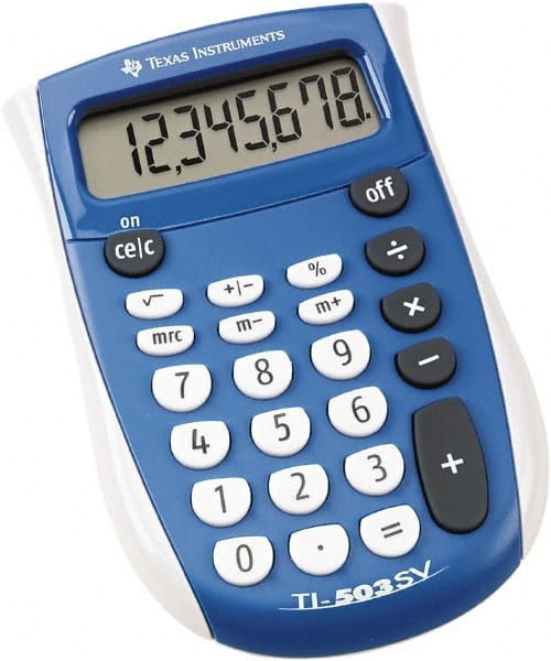 Texas Instruments LCD Handheld Calculator 42153759 MSC Industrial  Supply