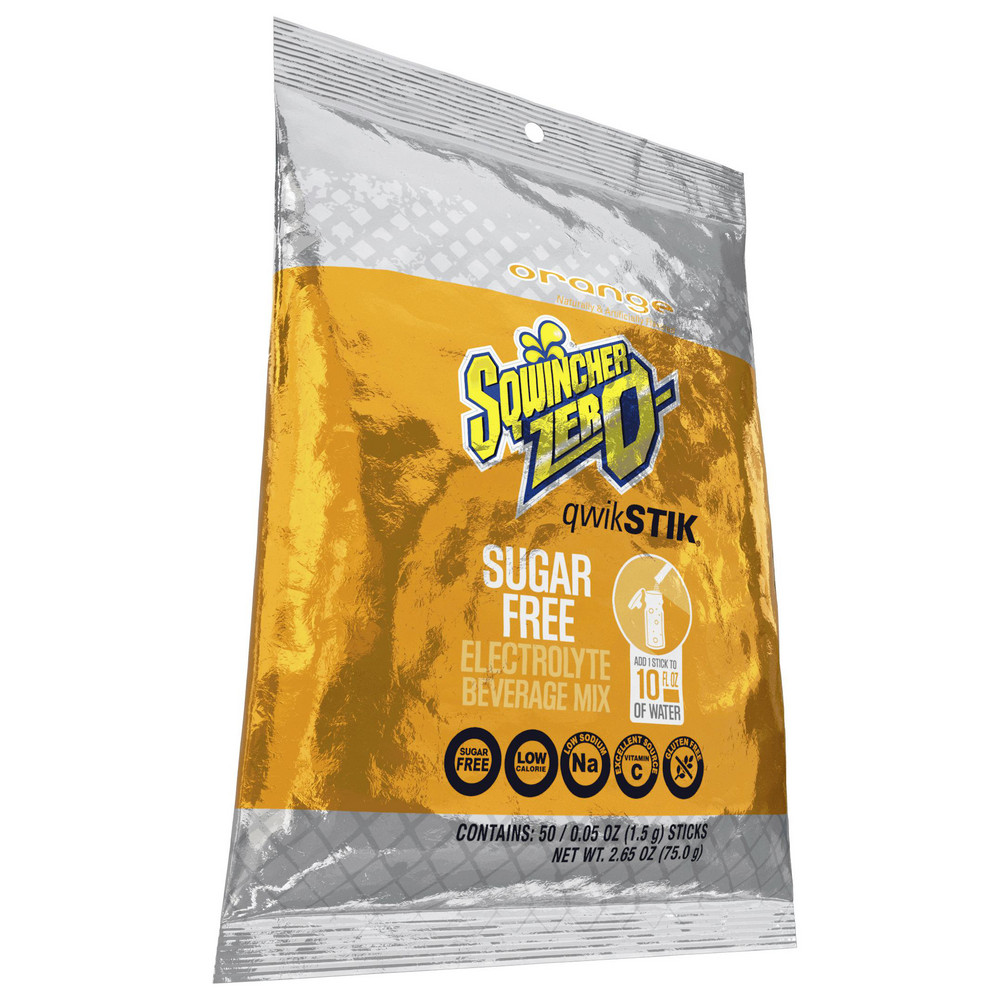 Sqwincher - Qwik Stik Sports Drink: 10 oz Pack, Orange, Sugar Free