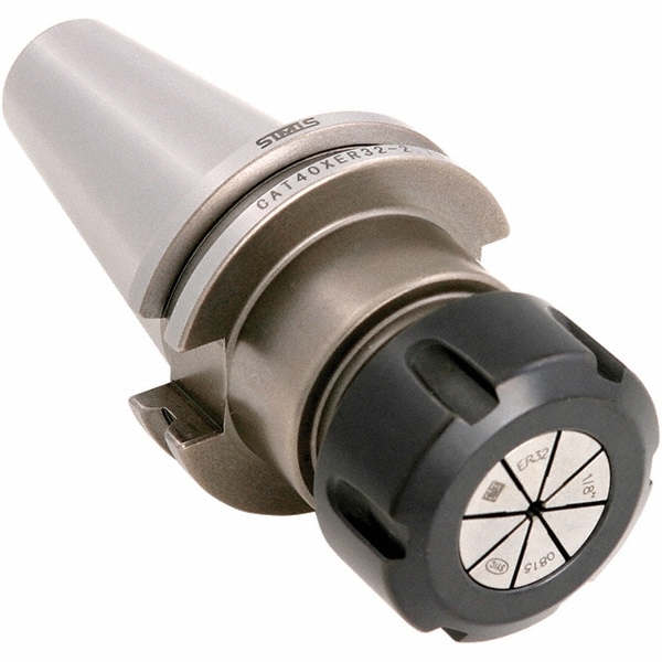 Techniks CAT40ER32-4 Collet Chuck: 0.788" Capacity, ER Collet, Taper Shank 