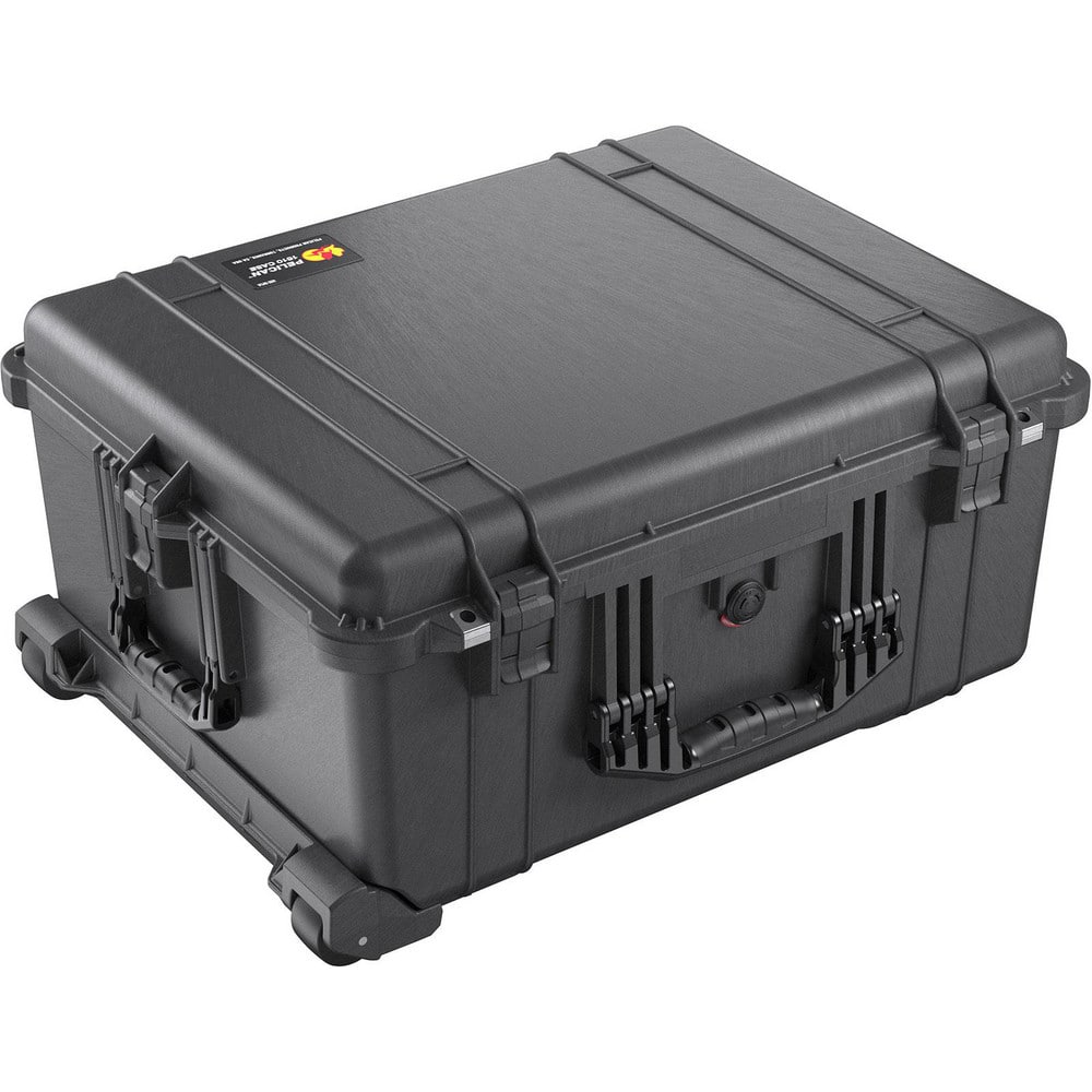 Pelican Products, Inc. 1610-020-110 Clamshell Hard Case: Layered Foam, 19-11/16" Wide, 11.88" Deep, 11-7/8" High 