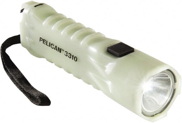 Handheld Flashlight: LED, 190 hr Max Run Time, AA Battery