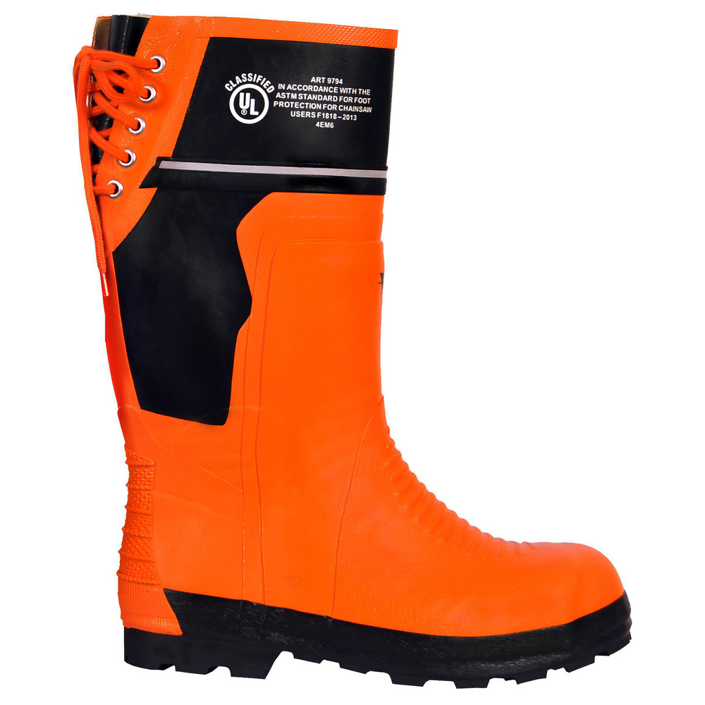 Viking - Work Boot: Size 6, Rubber, Steel Toe, Chainsaw Boot | MSC Direct