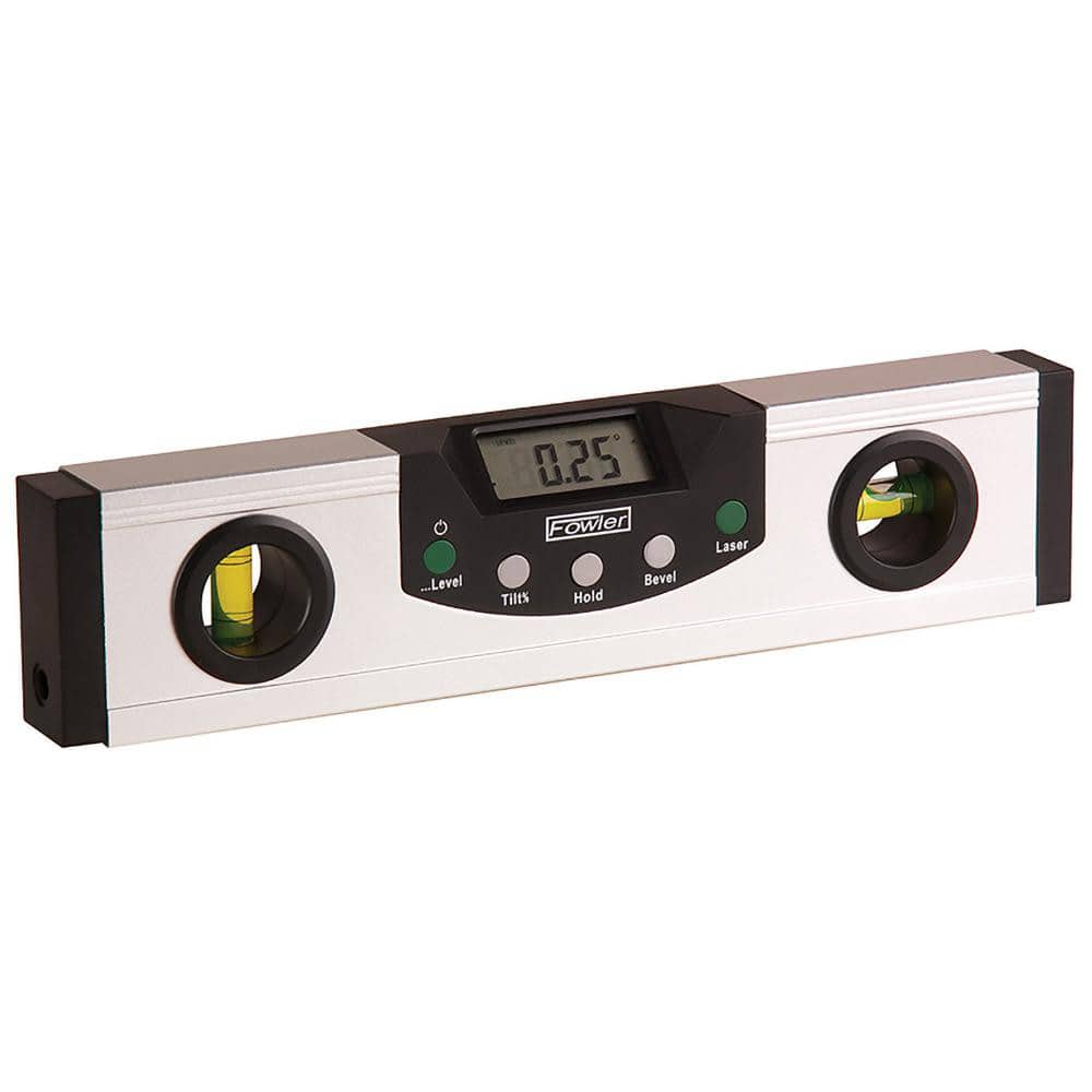 Inclinometers; Inclinometer Type: Digital Level ; Base Length: 9in ; Accuracy: 10.10 ; Overall Height: 2.25in ; Features: Reversible Reading for Inverted Use