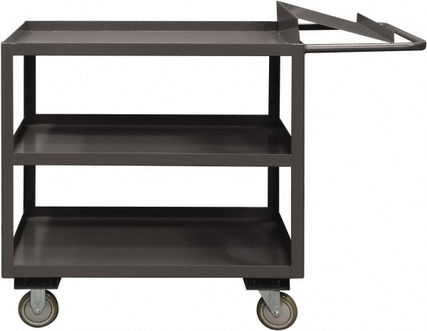 Durham OPC-2436-3-95 Order Picking Utility Cart: Steel, Gray Image