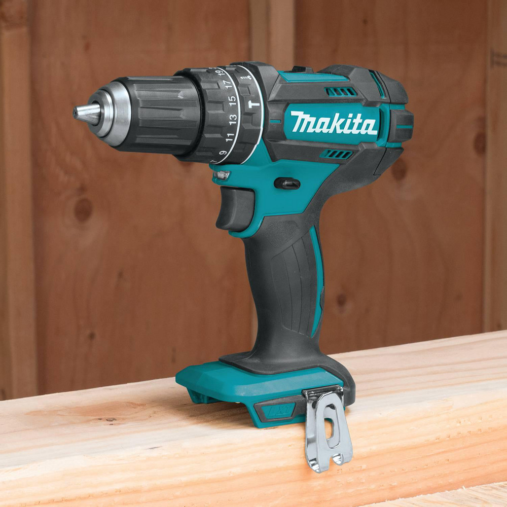 Makita Cordless Hammer Drill 18V, 1/2" Chuck, 28,500 BPM, 1,900 RPM