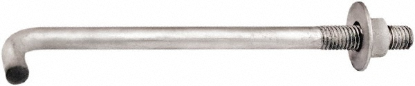 3/4-10, 16" OAL Bent Anchor Bolt - Grade 2 Steel