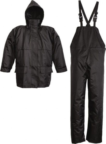 Viking - Suit with Pants: Size S, Black, Polyester | MSC Industrial ...