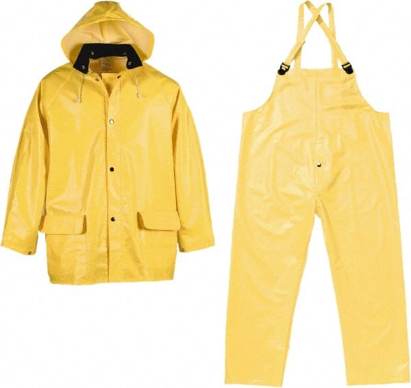 Viking 2110Y-XL Suit with Pants: Size XL, Yellow, Polyester & PVC 