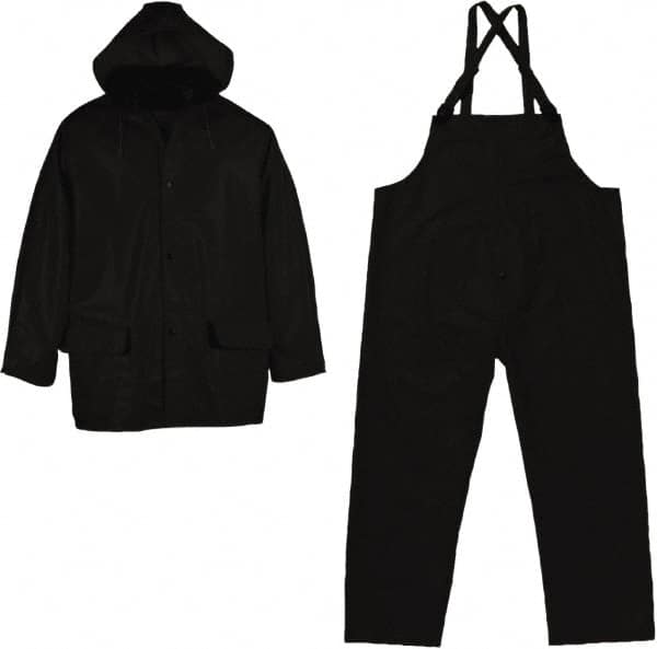 Viking 2110BK-XL Suit with Pants: Size XL, Black, Polyester & PVC 