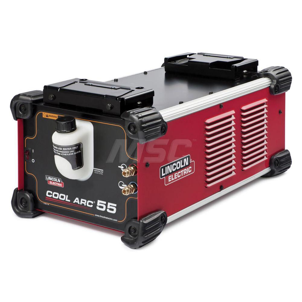 Welding Water Coolers; Type: Cooler with Vane Pump ; Voltage: 115 V ; Frequency: 60 ; Cooler Capacity: 2.375gal ; Cooling Capacity: 1.3 ; Connection Type: Inlet; Outlet
