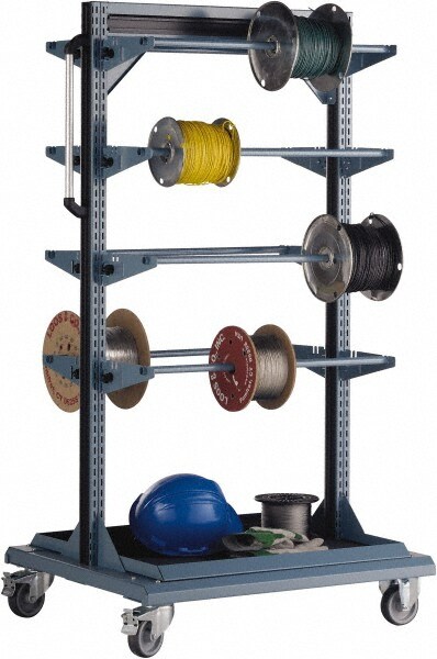 32" Wide x 59-1/8" High x 27" Deep, Mobile Equipment Stand