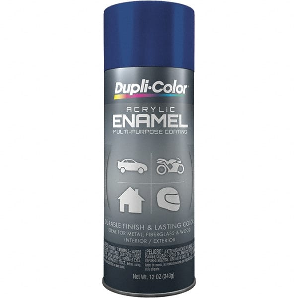 Dupli-Color - Acrylic Enamel Spray Paint: Royal Blue, Gloss, 12 oz -  42431452 - MSC Industrial Supply