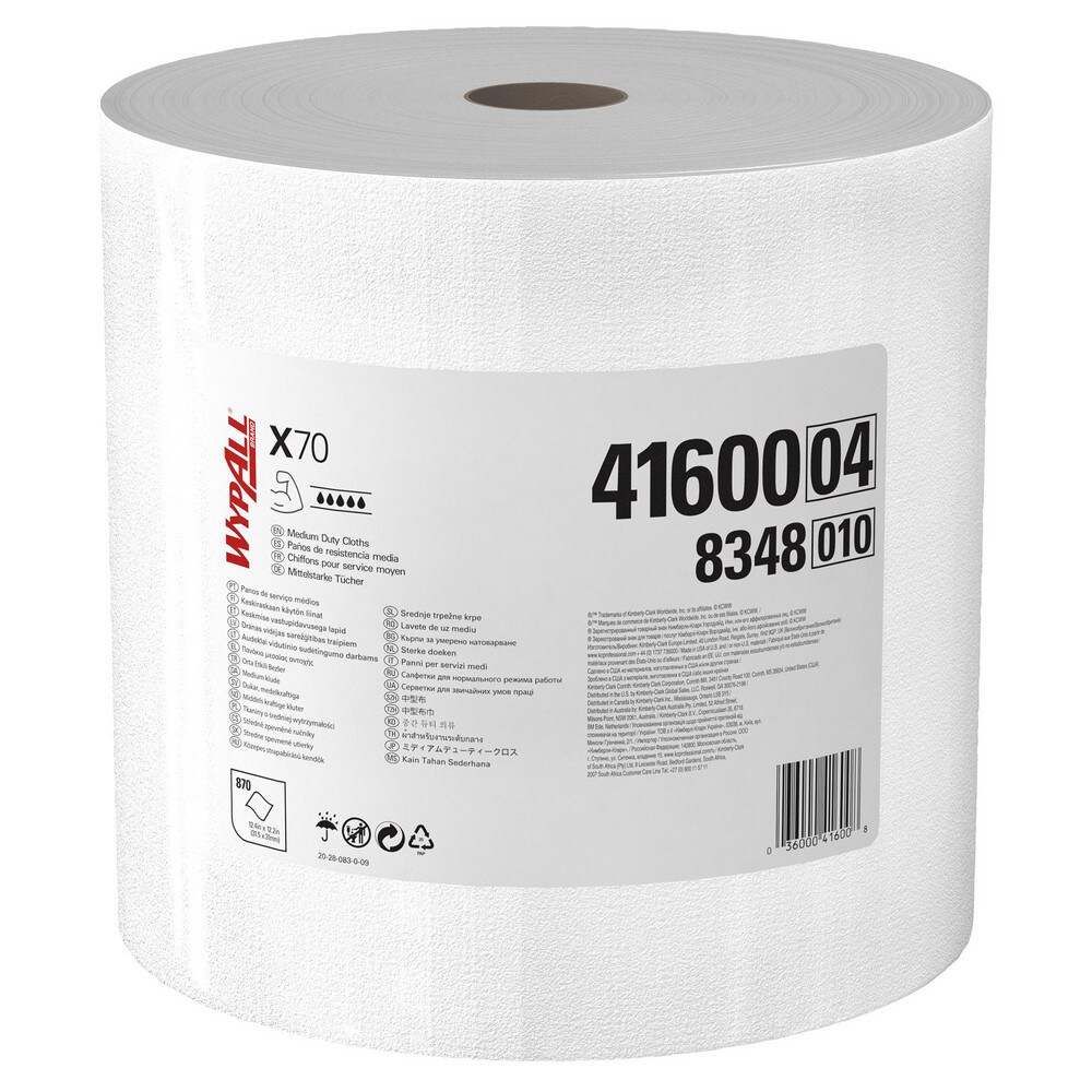 WypAll 41600 Shop Towel/Industrial Wipes: Dry & X70 Image