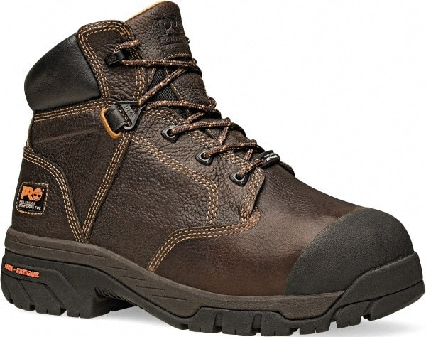 Timberland PRO TB08969721412W Work Boot: Size 12, 6" High, Leather, Composite Toe 