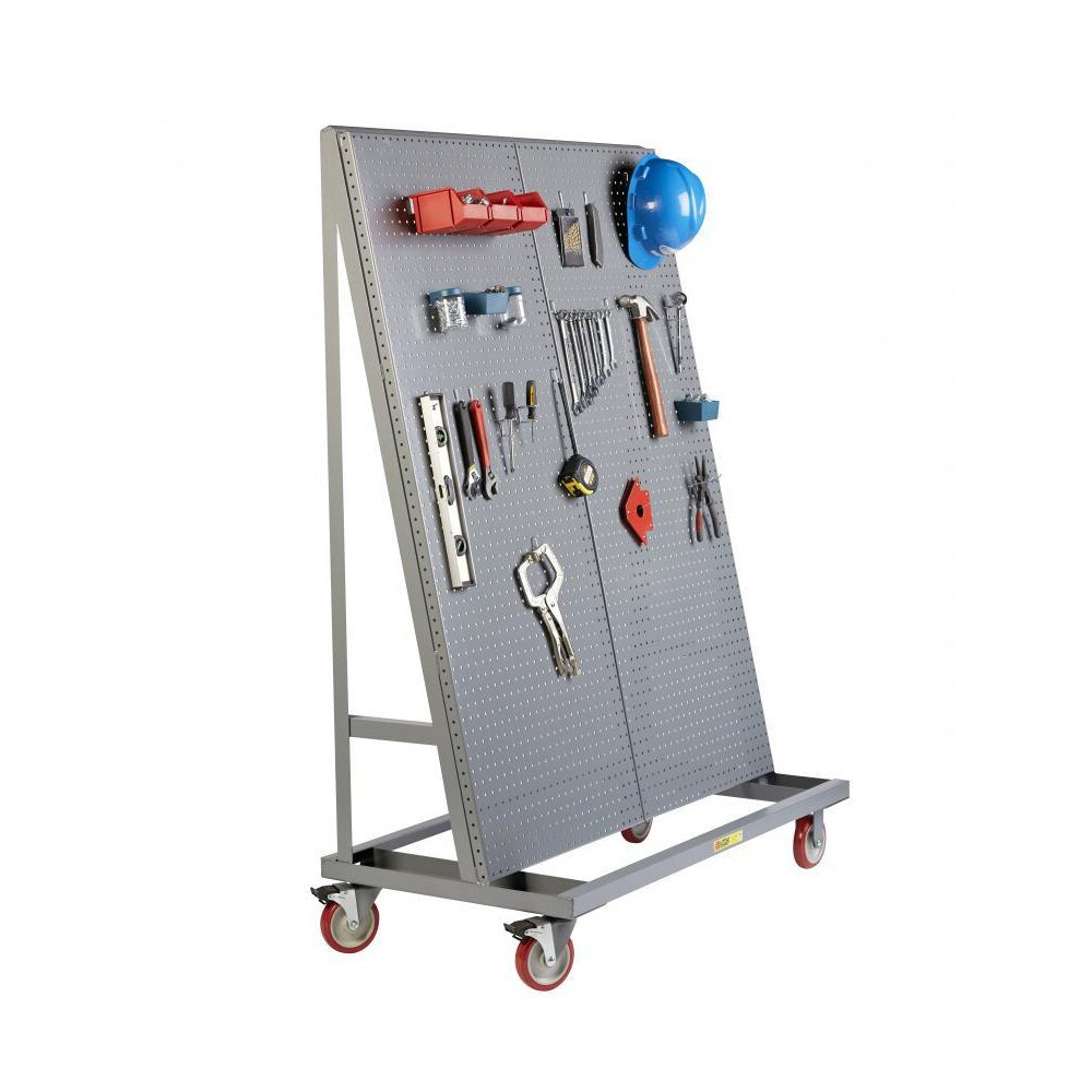 48" Wide x 60" High x 24" Deep, Mobile Pegboard A-Frame