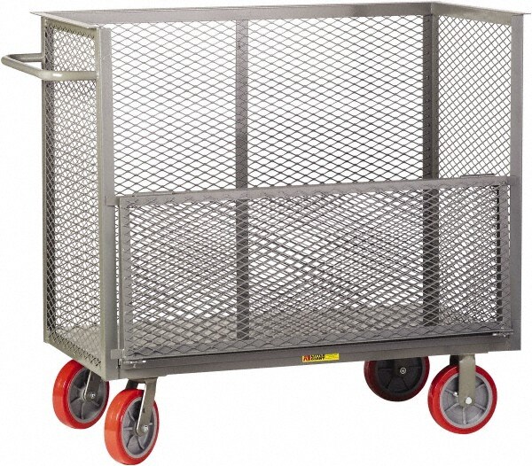 3-Sided Bulk Truck with Removable Drop Gate:
