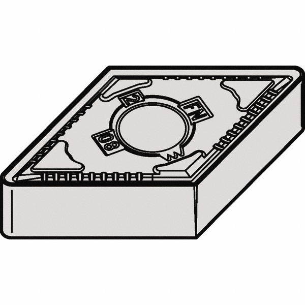 Kennametal 5709281 DNMG432FN Carbide Turning Insert, Grade KCPK05 Image
