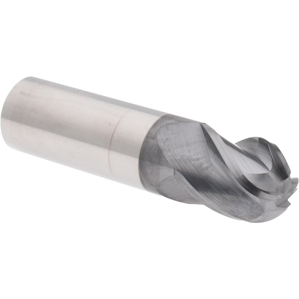 Accupro 6502739 Ball End Mill: 1" Dia, 1.25" LOC, 4 Flute, Solid Carbide Image