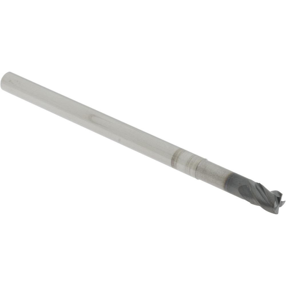 Accupro 6502753 Corner Radius End Mill: 3/16" Dia, 7/32" LOC, 0.01" Radius, 4 Flutes, Solid Carbide Image