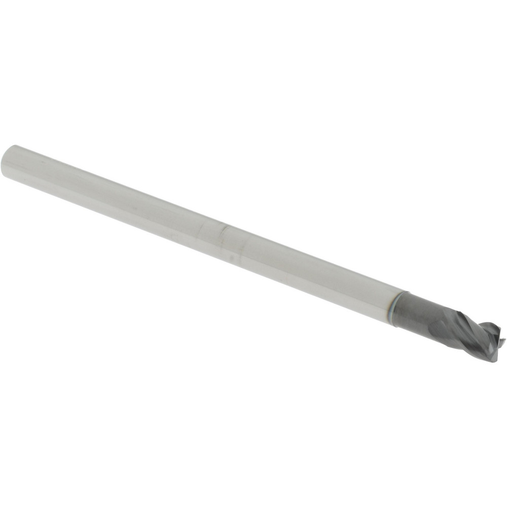 Accupro 6502758 Corner Radius End Mill: 3/16" Dia, 7/32" LOC, 0.01" Radius, 4 Flutes, Solid Carbide Image