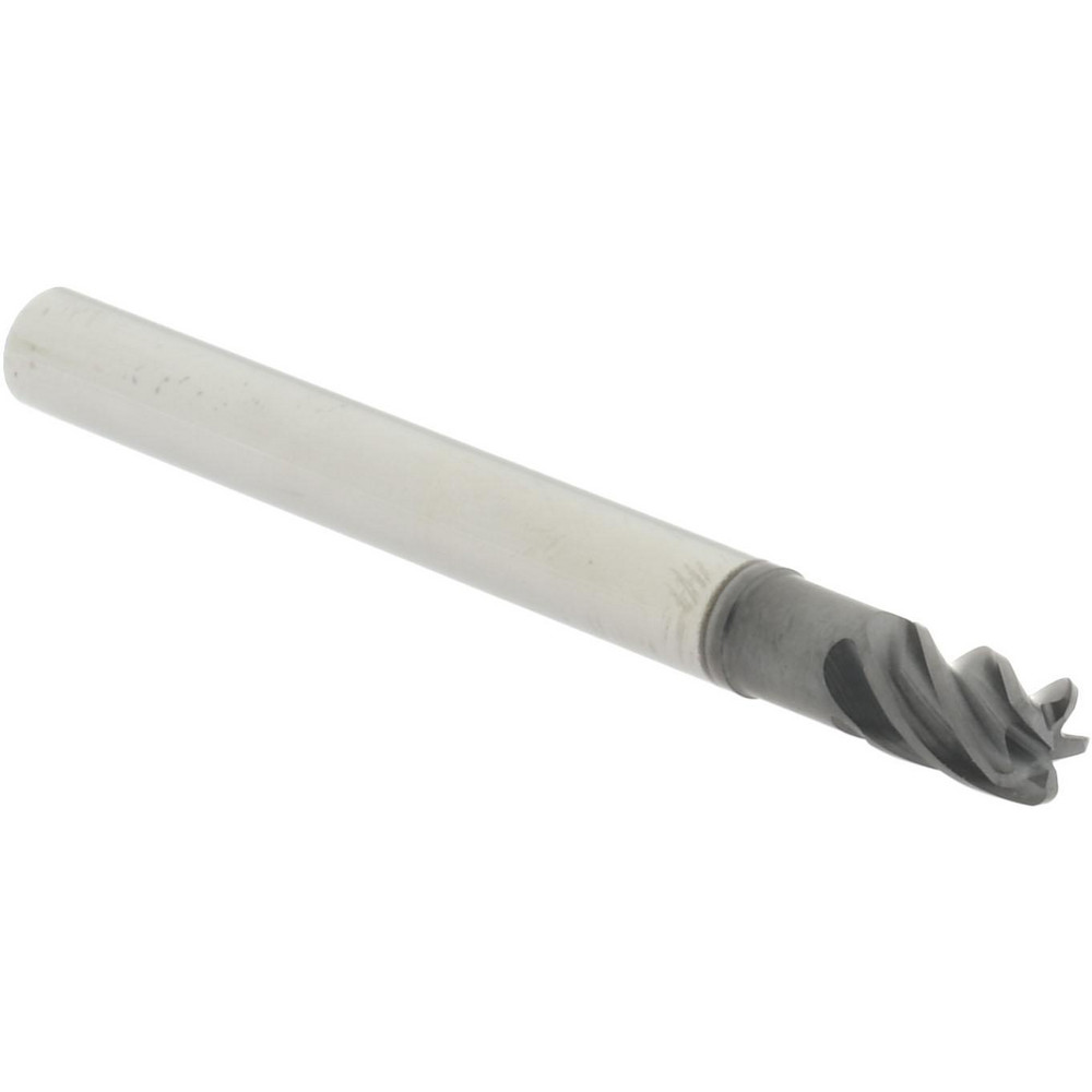 Accupro 6502776 Corner Radius End Mill: 3/16" Dia, 1/4" LOC, 0.03" Radius, 5 Flutes, Solid Carbide Image
