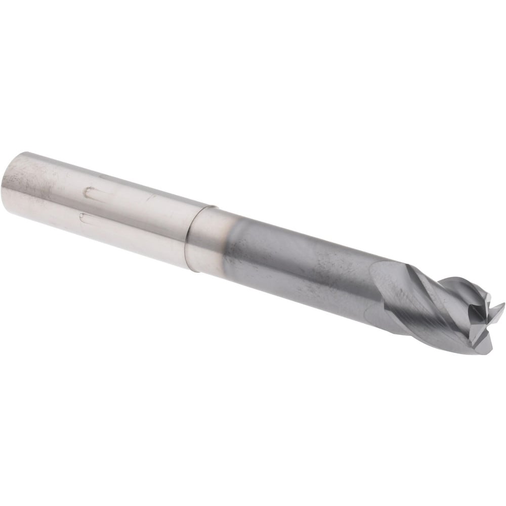 Accupro 6502840 Corner Radius End Mill: 1/2" Dia, 5/8" LOC, 0.03" Radius, 4 Flutes, Solid Carbide 