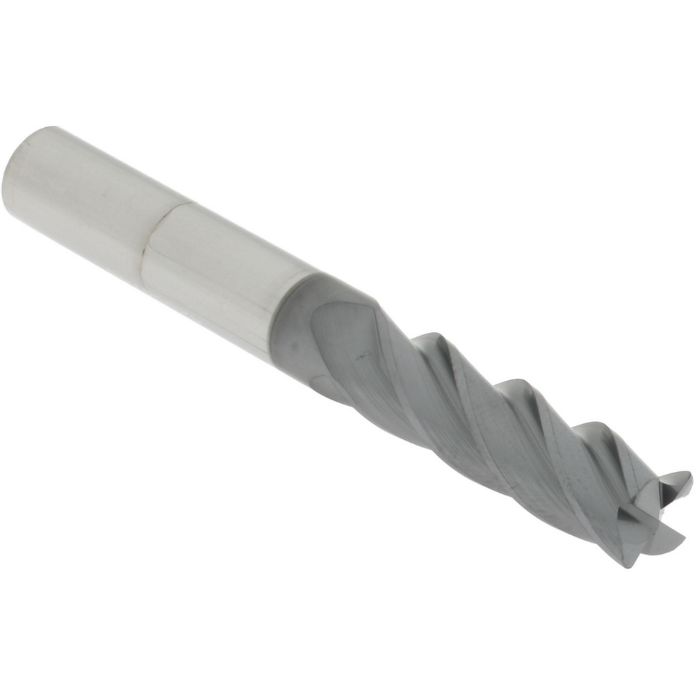 Accupro 6502846 Corner Radius End Mill: 3/8" Dia, 1-1/4" LOC, 0.02" Radius, 4 Flutes, Solid Carbide Image