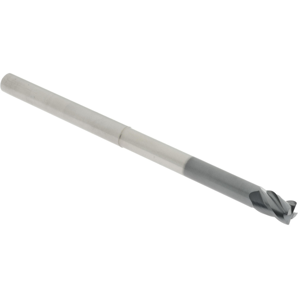 Accupro 6502850 Corner Radius End Mill: 3/8" Dia, 1/2" LOC, 0.02" Radius, 4 Flutes, Solid Carbide Image
