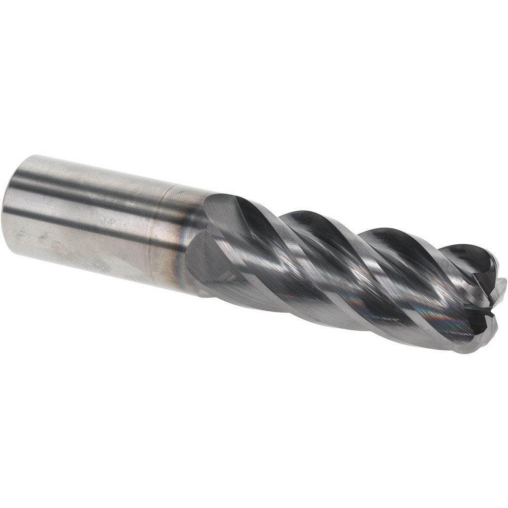 Accupro 6502915 Corner Radius End Mill: 1-1/4" Dia, 3-1/4" LOC, 1/4" Radius, 5 Flutes, Solid Carbide Image