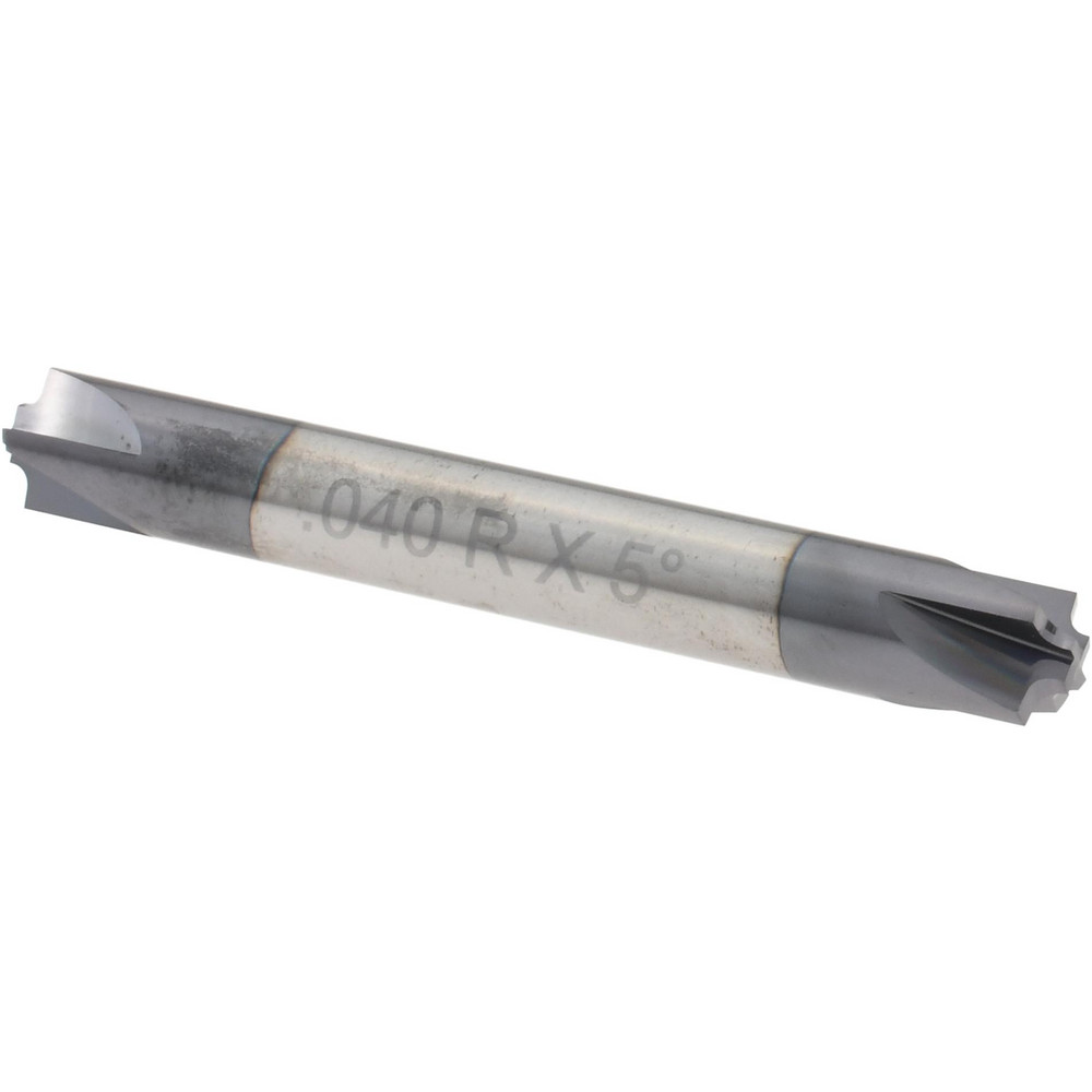 Harvey Tool Corner Rounding End Mill 0.04 mm Radius, 1/4" Dia, 4
