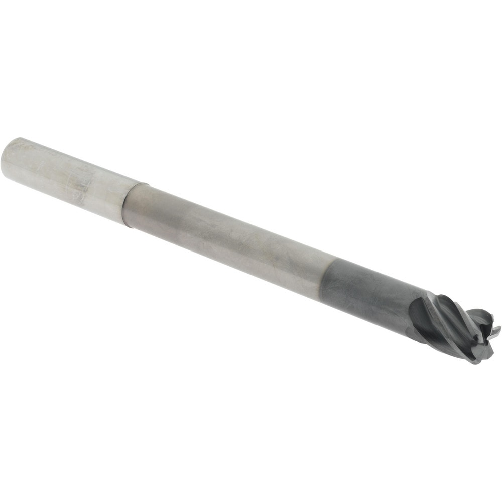 Accupro 6502990 Corner Radius End Mill: 1/2" Dia, 5/8" LOC, 0.06" Radius, 5 Flutes, Solid Carbide 