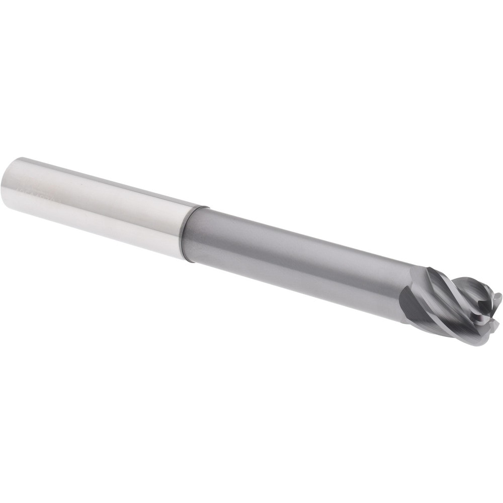 Accupro 6503049 Corner Radius End Mill: 5/8" Dia, 3/4" LOC, 0.12" Radius, 5 Flutes, Solid Carbide 